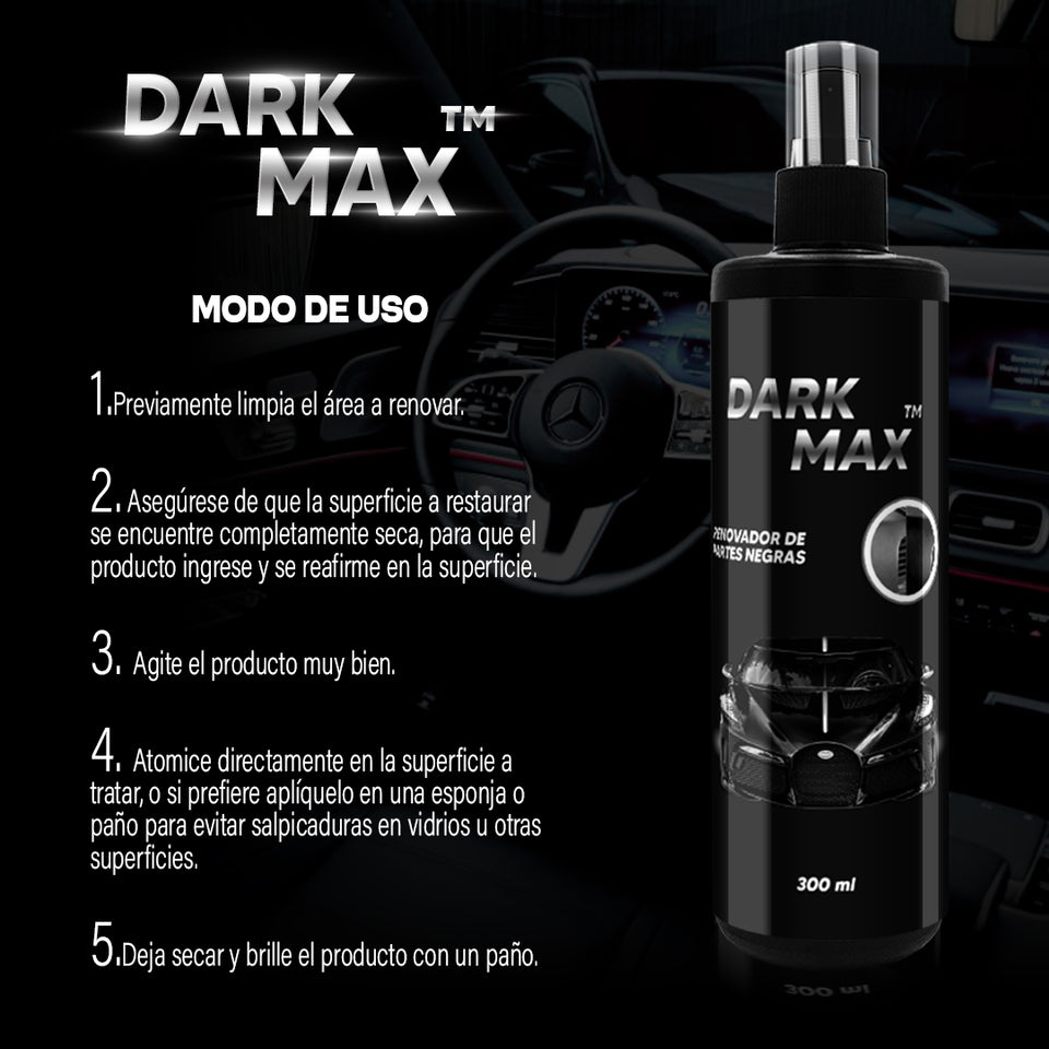 DARKMAX - RENOVADOR PARTES NEGRAS (AUTO)